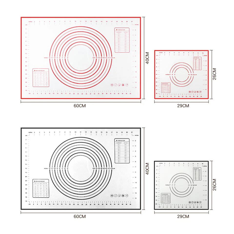 Многоразовый силиконовый антипригарный коврик для выпечки в духовке