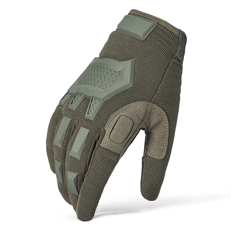 Army Green S. ARCHON тактические камуфляжные перчатки мужские зимние теплые полный палец Военные боевые варежки Пейнтбол страйкбол камуфляж SWAT армейские перчатки - Цвет: Army Green