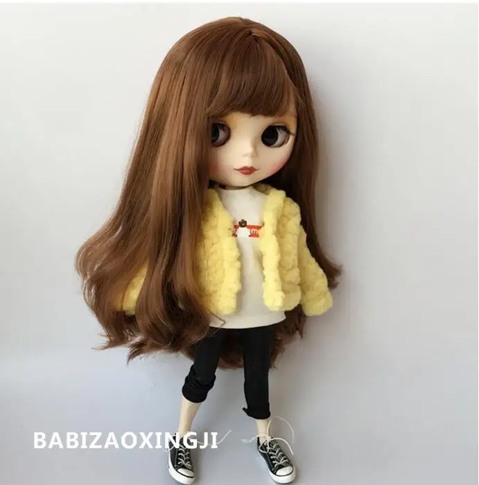 Женская Одежда для кукол 30 см аксессуары Azone 1/6 разноцветное меховое пальто 1 шт. |