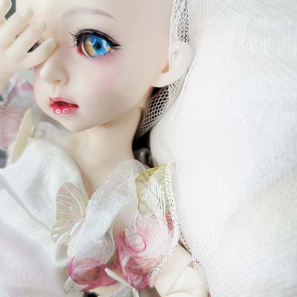 Bjd глаза куклы для 1/3 1/4 1/6 sd BJD игрушки 8 мм 14 16 18 20 Небесно Голубое облако печать