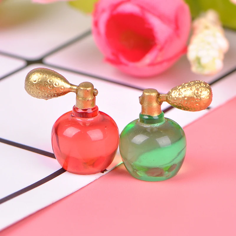 

1pc Miniature Perfume Bottle Model Pretend Play Toy Dollhouse Dress Table Decoration Furniture Toys