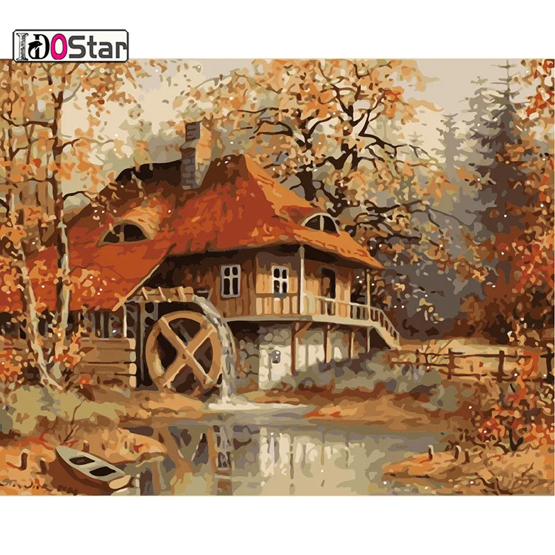 DIY картина маслом в рамке по номерам цветы картины холст для гостиной стены
