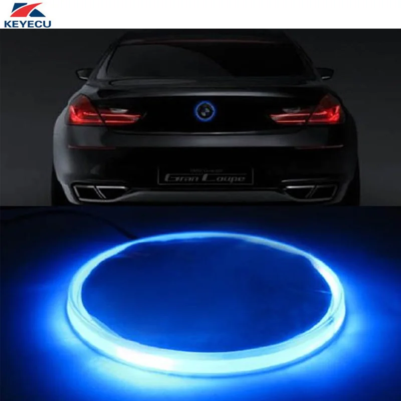KEYECU 2 шт. белый красный синий 82 мм эмблема светодиодное фоновое освещение для BMW 1 3