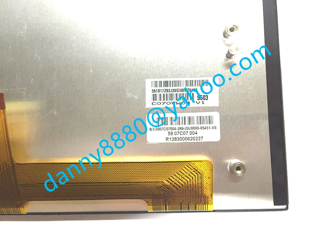 Оригинальный Новый AUO 7 дюймов ЖК дисплей C070VW04 V1 экран TFT панель для Iveco
