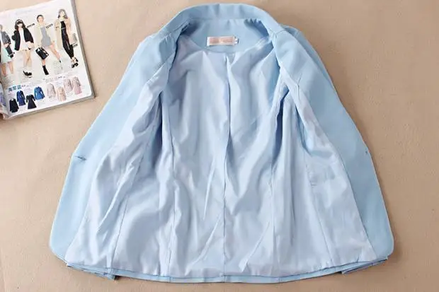 Деловые женские брюки карандаш костюмы 2 шт./комплект черный однотонный блейзер +