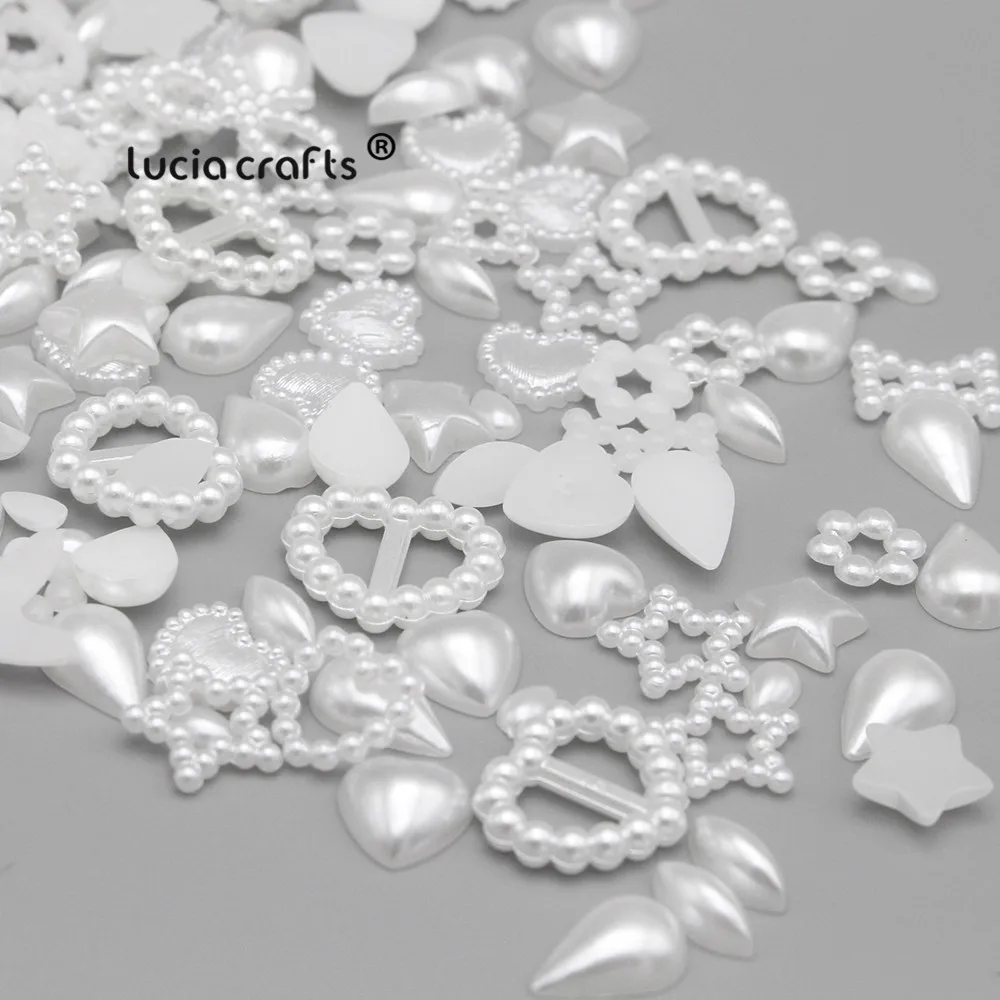 Lucia Crafts нерегулярные в форме жемчужин с плоским основанием cabochon assorted стили DIY Арт