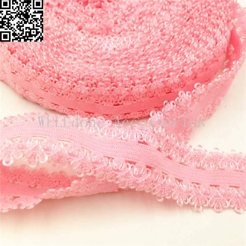 10 ярдов/партия Детская эластичная лента для волос 7/8 дюйма|edging elastics|headband for kidshair ties