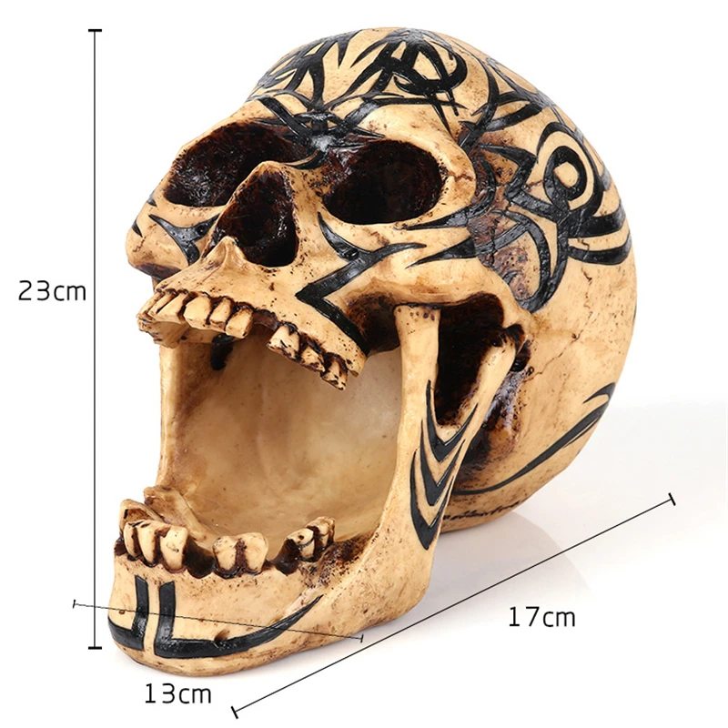 

Human.skull model medical simulation teaching equipment resin skull Ornament Gift YTTG013