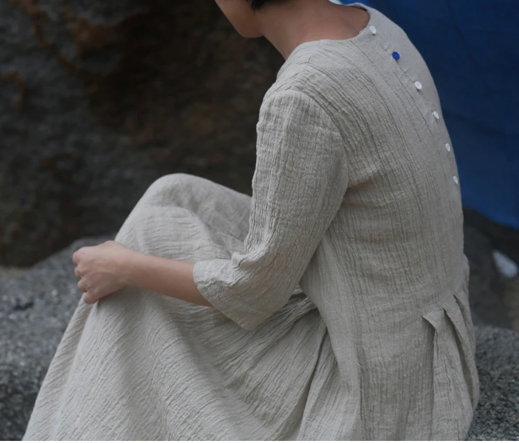 

Super Popular RETRO Art, Wrinkle Pure Linen Yarn Dyed High Quality Wash Cloth