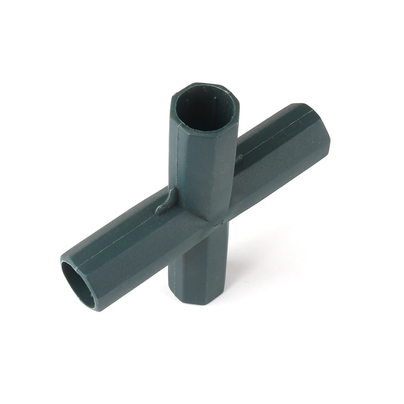 2pcs 16mm Plastic 3 Way/4 Way Connectors Gardening Pillar Connector Vegetable Garden Climbing Plants Bracket Adapters | Дом и сад