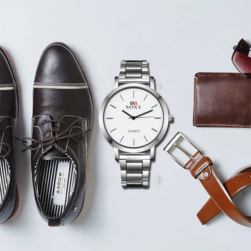 Часы наручные мужские кварцевые с большим циферблатом 2020|watch brand men|watch designer menwatch