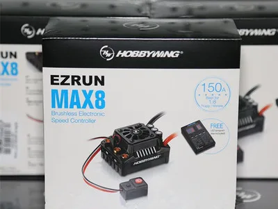 HOBBYWING EZRun Max8 V3 150A Водонепроницаемый Brushless ESC для RC 1/8 Traxxas E REVO Summit HPI Savage Thunder Tiger (t