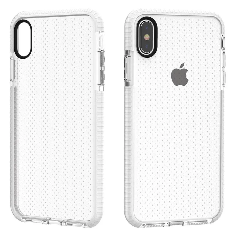 Брендовый защитный противоударный чехол-сетка для iPhone XS MAX XR 8 Plus 7, мягкий чехол из ТПУ для iPhone 11, чехол для телефона