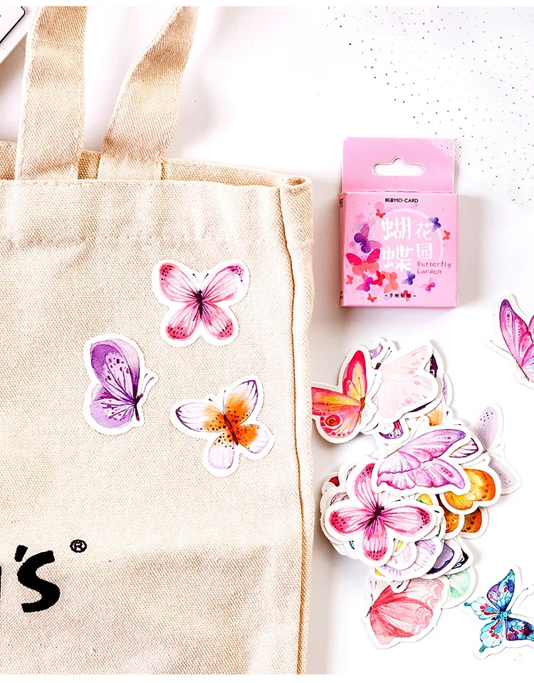 Kawaii Butterfly Garden Bullet Journal декоративные наклейки Набор для скрапбукинга палочка этикетка канцелярские наклейки для дневника, альбома