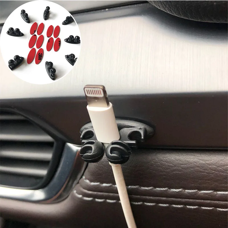 8 шт. автомобильный зажим для проводов наклейки Dodge Journey JUVC Charger DURANGO CBLIBER SXT Дротика