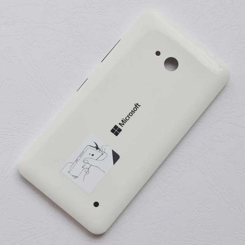 BINYEAE пластиковый чехол на батарейку для Nokia microsoft Lumia 640 задний Чехол на заднюю панель с боковыми кнопками - Цвет: white