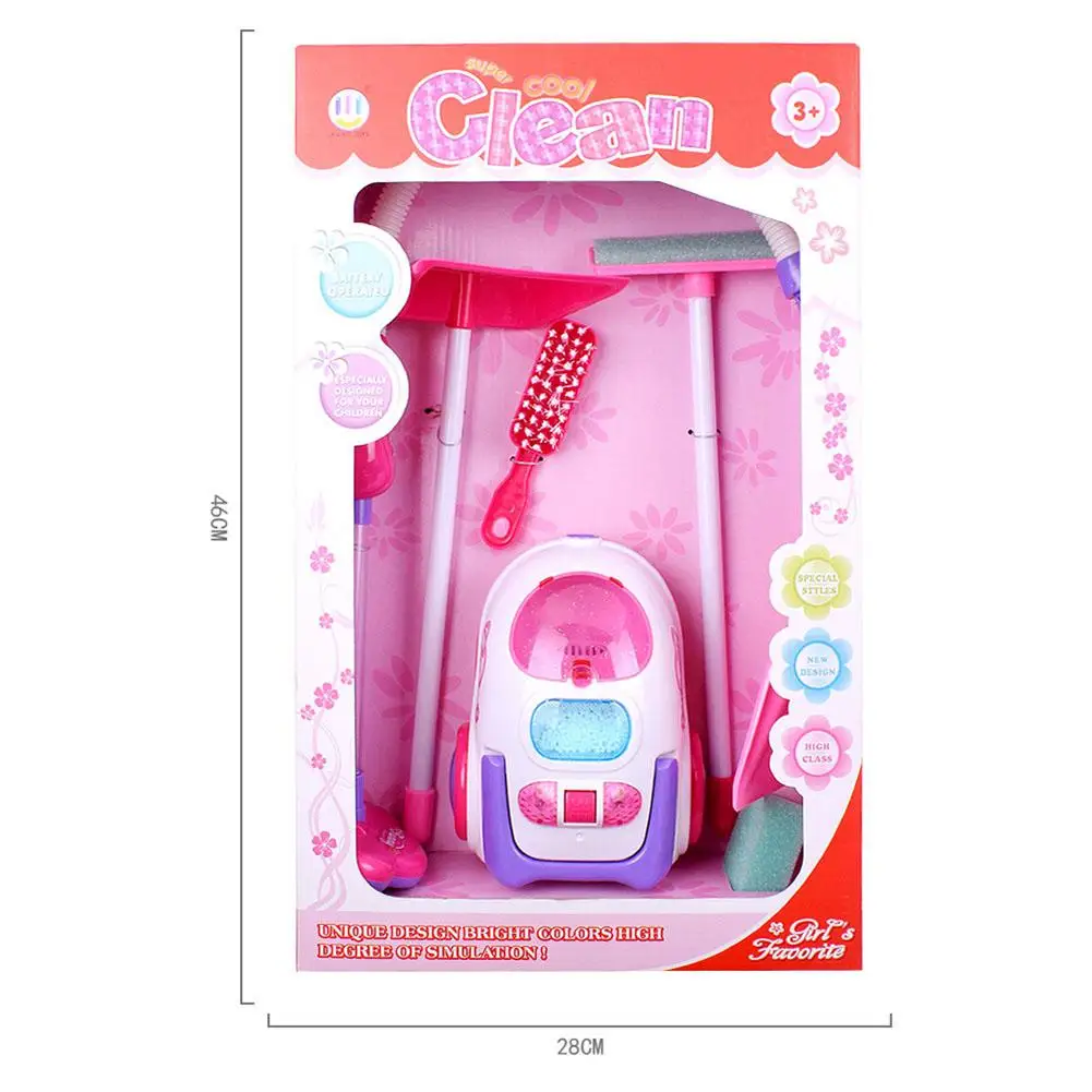 

Chirstmas Gift for Children Cleaning Tool Toy Vacuum Cleaner Cleaning Kit Play House Toys