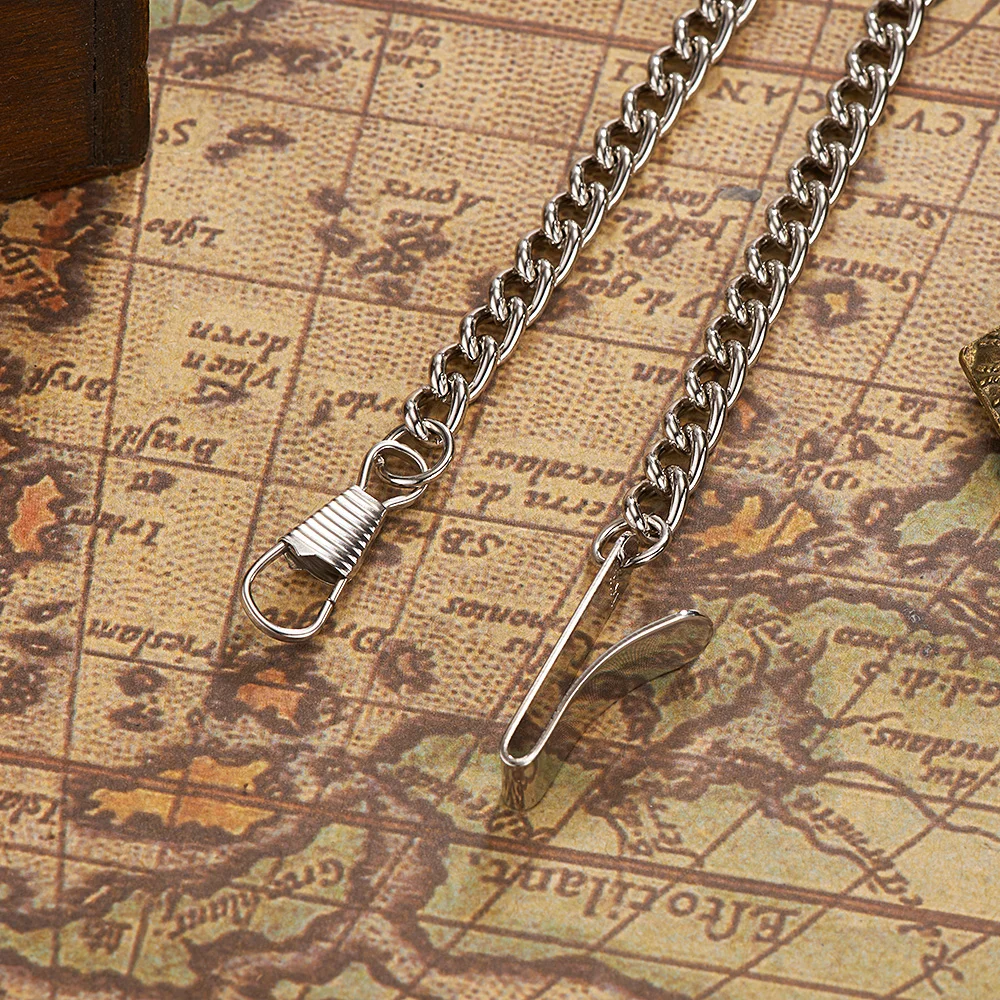 OUYAWEI прозрачная накидка с цветком Механические карманные часы серебряные