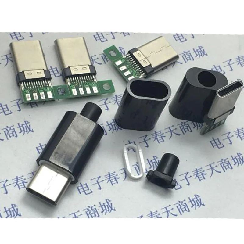 

50 компл./лот Micro USB Type C 2,0 usb разъем для зарядки данных