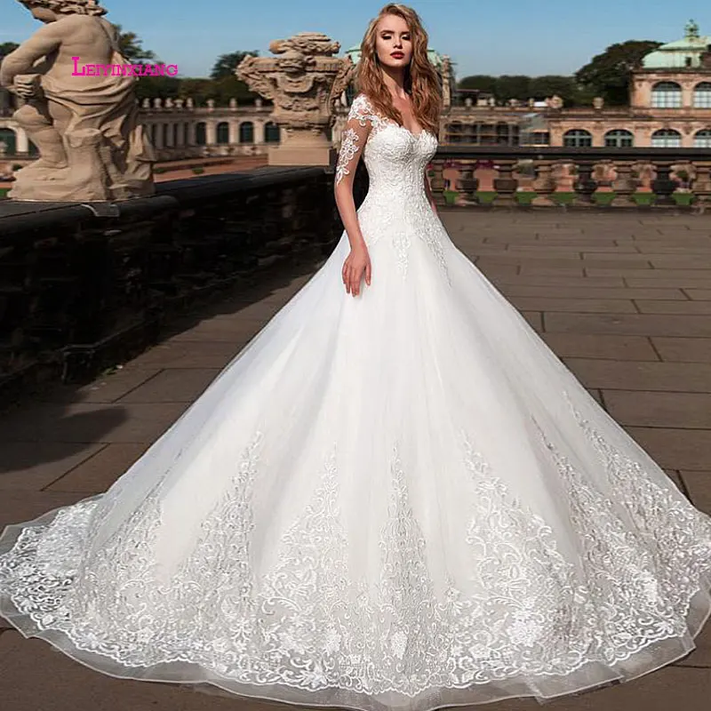 LEIYINXIANG Новое поступление платье невесты 2019 свадебное Vestido De Noiva Sereia Robe сексуальное