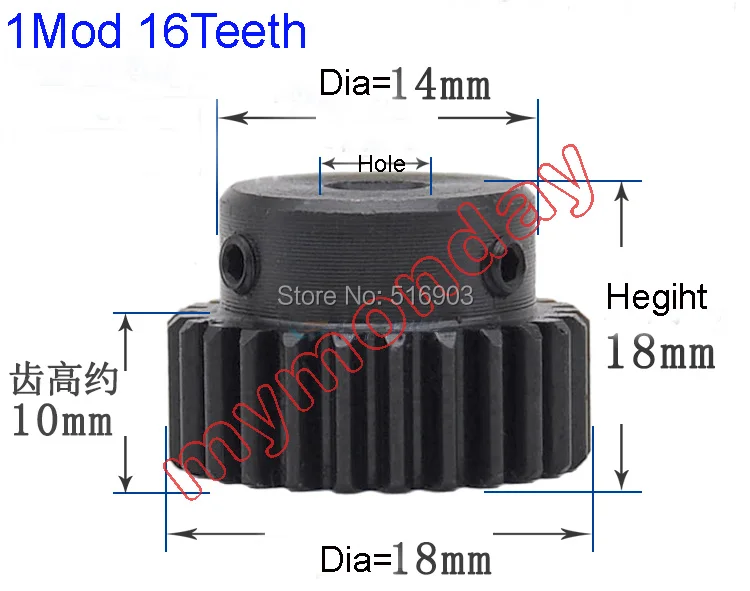 Бесплатная доставка 1 0 Mod M 15 16 17 18 19 21T зубцы зубчатая шестерня прямые зубья 45 #