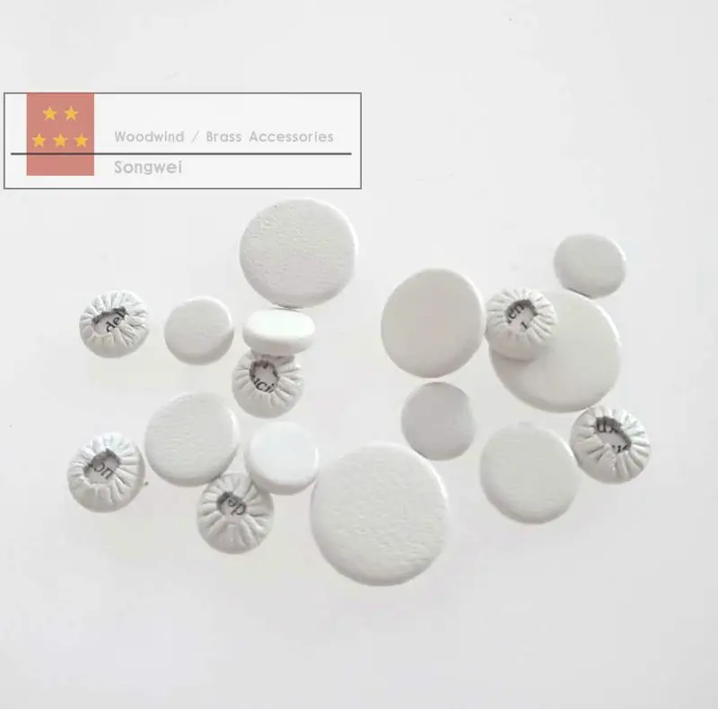 Высококачественные Кожаные детали белого цвета для ремонта деревянных