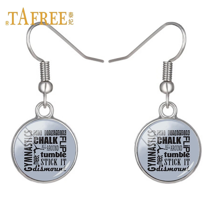 Стильные Простые серьги-подвески TAFREE в виде ирландской Танцовщицы женское