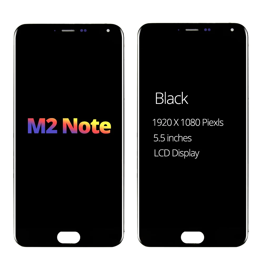 5 ''качественный ЖК + рамка для MEIZU M2 Note ЖК-экран Замена Digiziter сборка бесплатная
