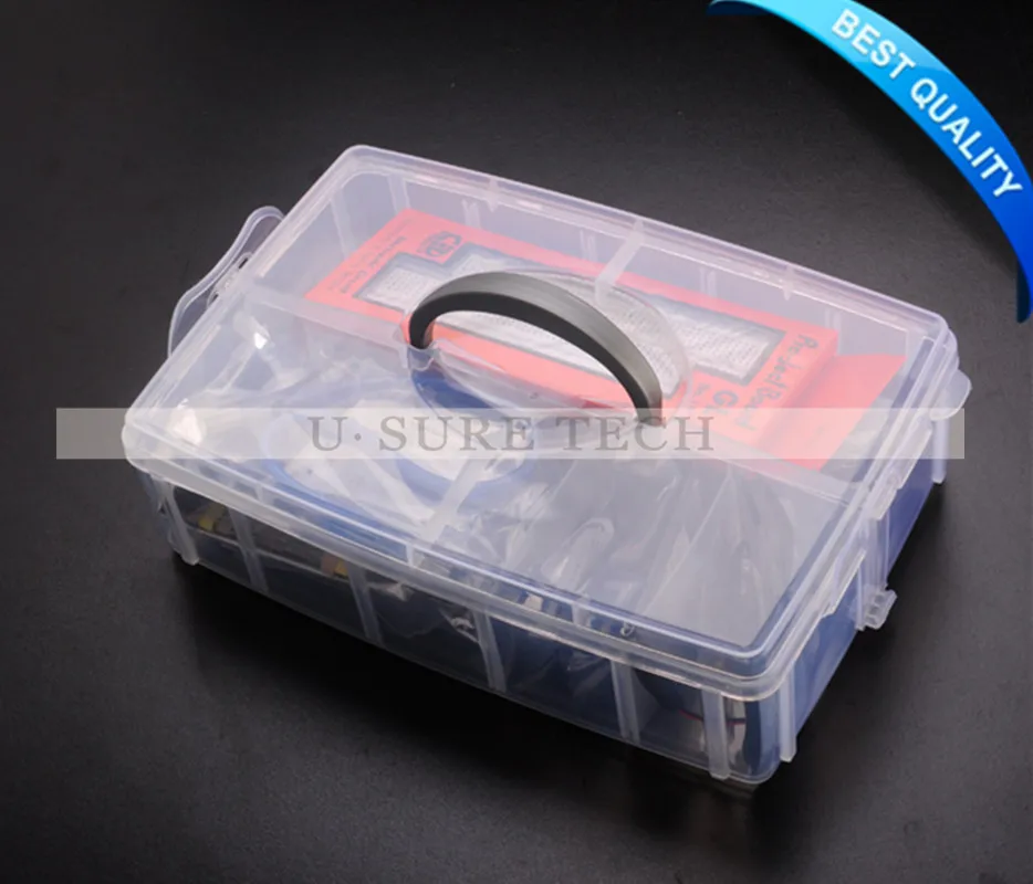 Для Arduino Starter Kit Оон R3 Basic Learning Suite Кит Модернизированный Шаговый Двигатель LCD1602 LED