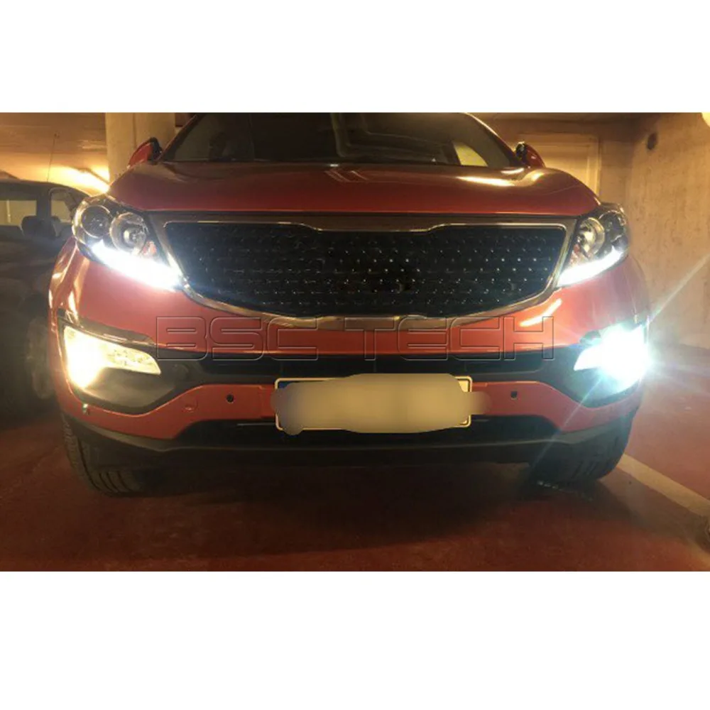 2x H27 881 светодиодные лампы Higg Мощность 40 W для Kia hyundai автомобилей передние