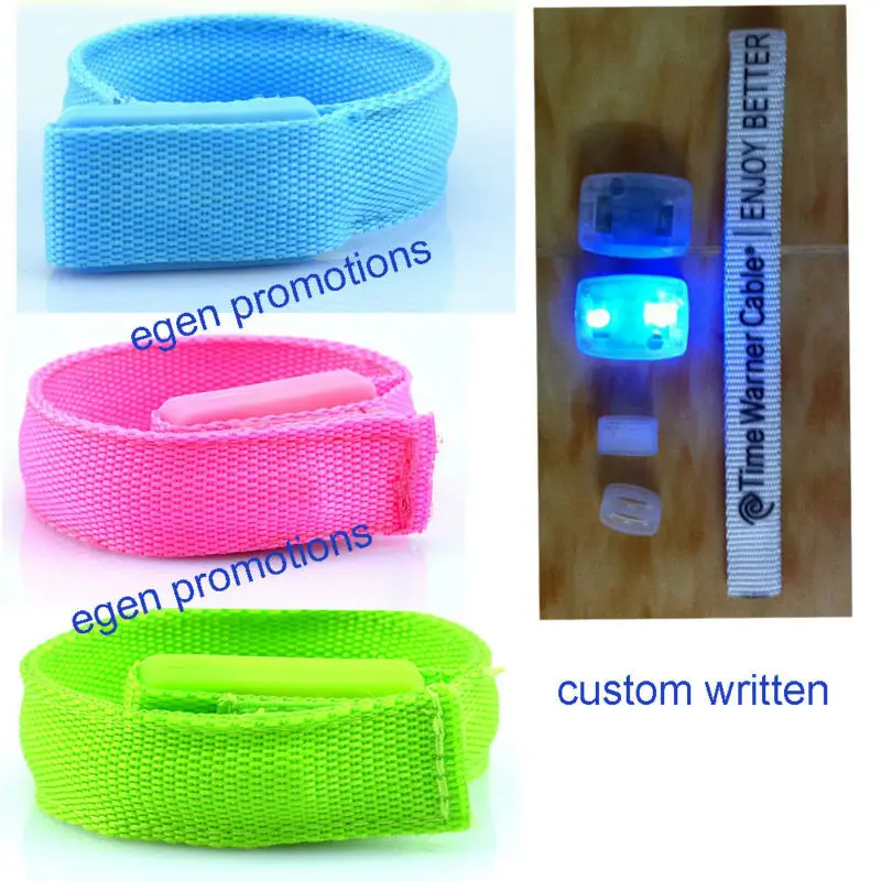 Разноцветные светодиодные лампы бриллианты наручный светящийся браслет ночные