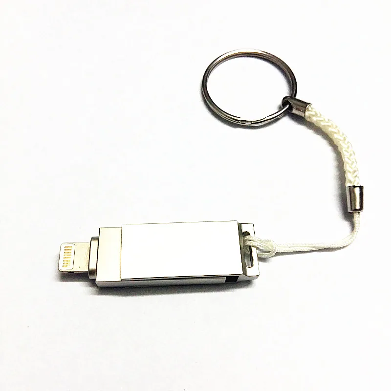 Для iPhone OTG USB флеш накопители 32 Гб 16 64 Расширение емкости для iPhone5/5S/5c/6/6 s/6 plus ipadAir/Air2