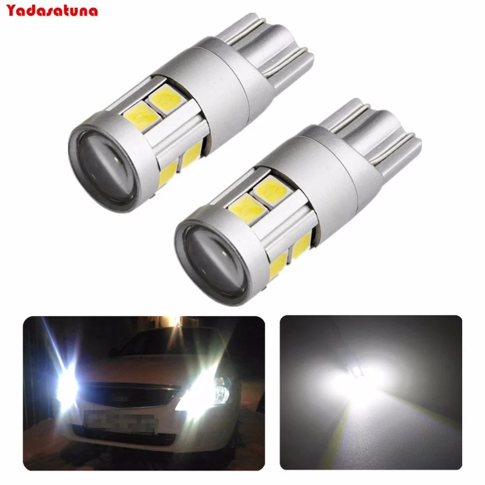 

2*194 LED Light Bulb 9-SMD 3030 Chips 168 175 2825 W5W T10 Wedge LED Bulbs White for Dome Map Door Courtesy Parking Lights