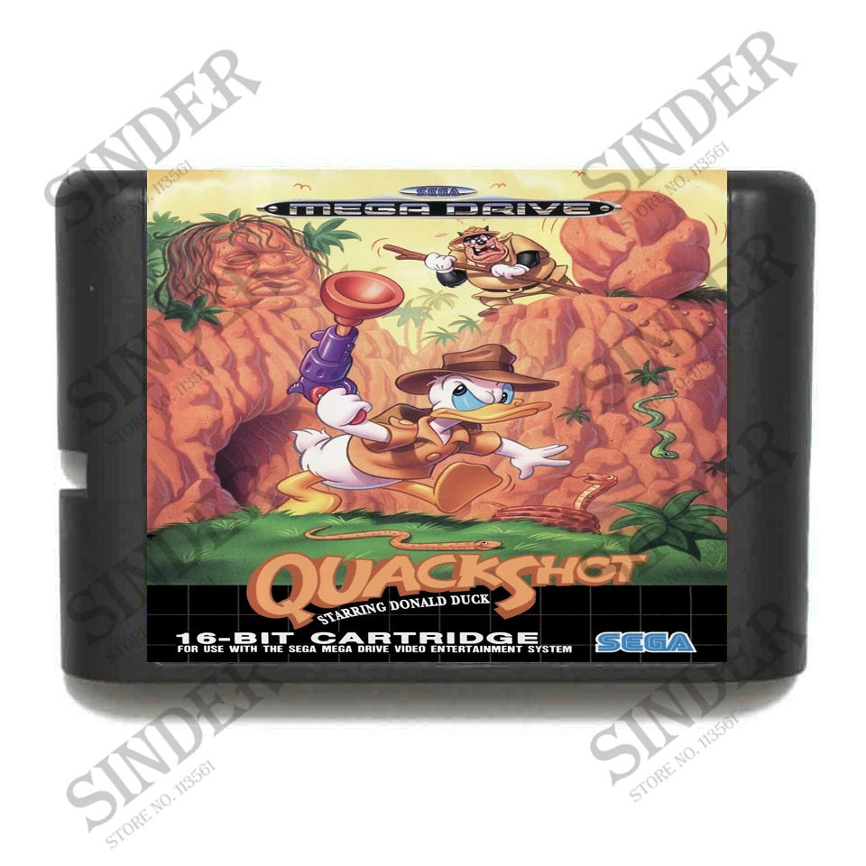 Quack Shot 16 bit MD игровая карта для Sega Mega Drive Genesis|quack shot|16 bitmd game |