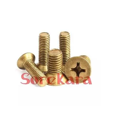 50 шт M2 * 0 4 45*0 5 M3 длина 4/5/6/8/10/12/16/20/25/30 мм латунные винты с потайной головкой