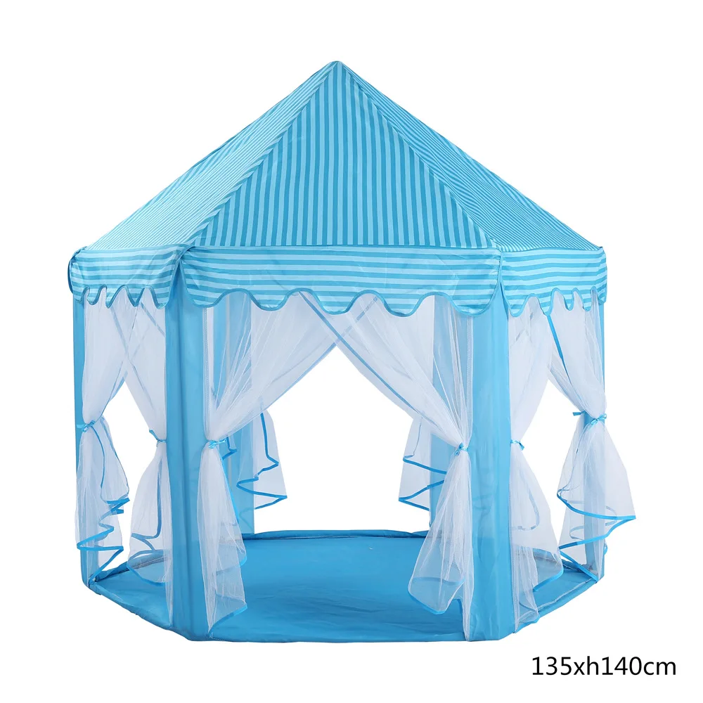 Складной Замок принцессы с шестигранной игровой игрушкой детский вигвам домик