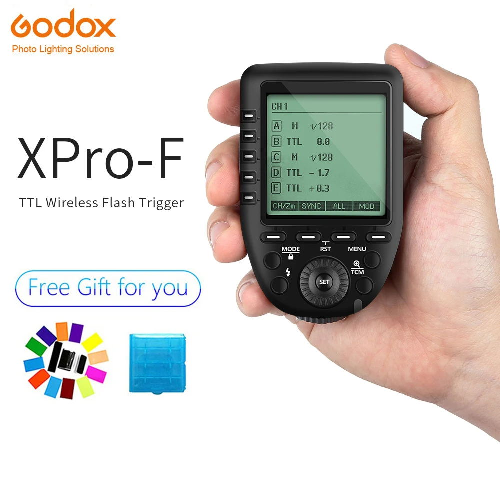 Godox XPro F 2 4G TTL Беспроводная Высокоскоростная синхронизация 1/8000s флэш передатчик X