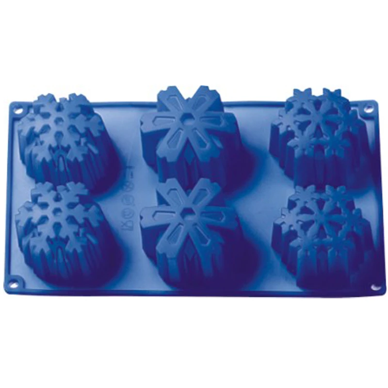 

6 полостей, Рождественская Снежинка, форма для торта, bakingwear, аксессуары для рукоделия
