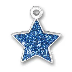 Посеребренные синие кристаллы в виде звезд|accessories ninja|jewelry accessories for womenjewelry packages |