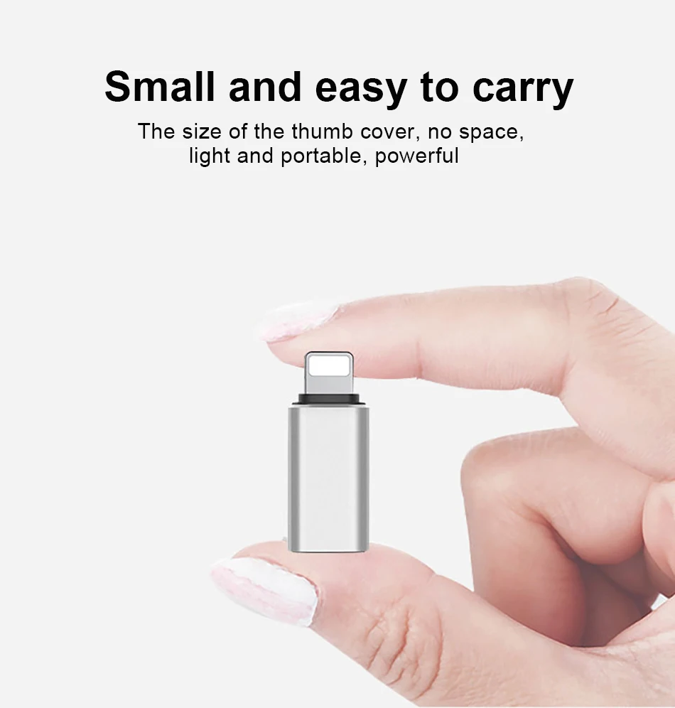 ACCEZZ для Apple USB адаптер типа OTG-C для освещения для Apple адаптер для iphone X XS XR 8 7 6 5 6S Plus синхронизация зарядное устройство конвертер