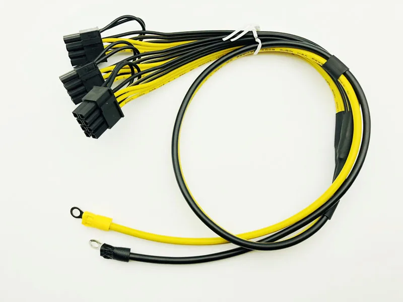 10 шт. кабель питания 8Pin кабели для видеокарт клемма O адаптер 12AWG + 18AWG
