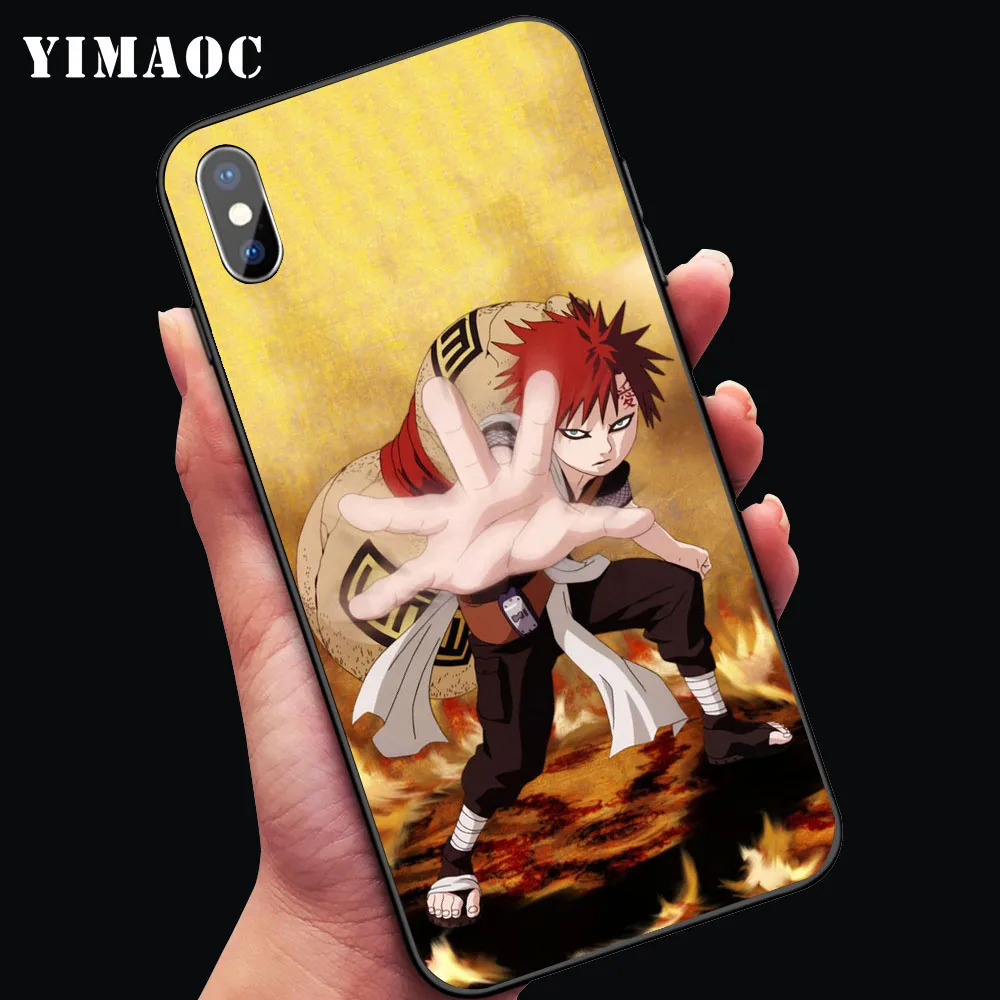 YIMAOC Наруто мягкий чехол для iPhone XS Max XR X 7 8 6 S Plus 5 5S SE |
