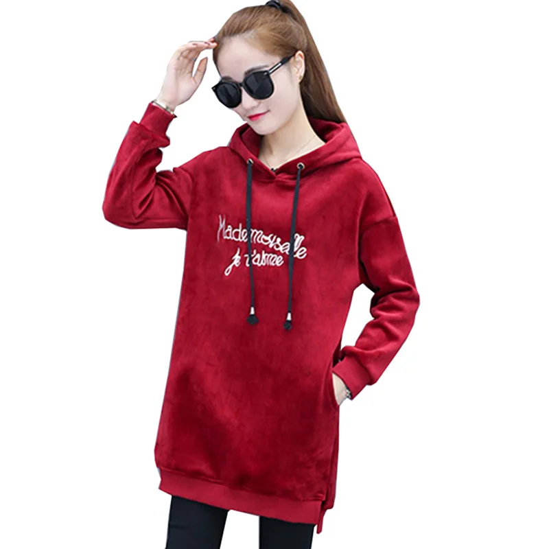 Большой размер 2018 новинка осень зима женские с длинным рукавом золотой бархат