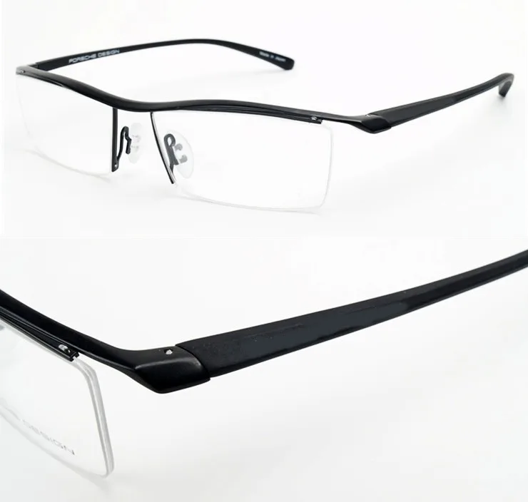 100% титановые антибликовые линзы Halfrim для очков по рецепту на заказ 1 5 2 3 4 6|glasses