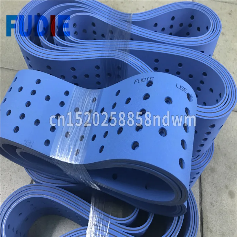 

Perforated belts for Automatic sheet to sheet flute laminating machine