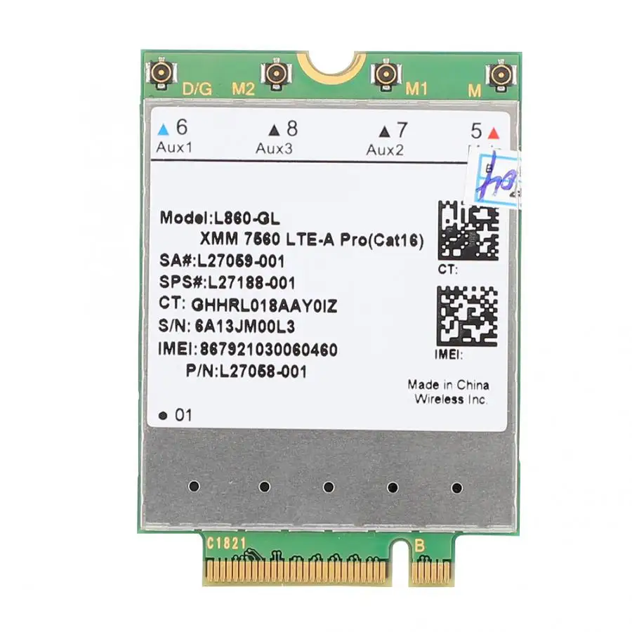 1 Гбит/с L860 GL для Fibocom Cat16 4 аппарат не привязан к оператору сотовой связи модуль 4x4