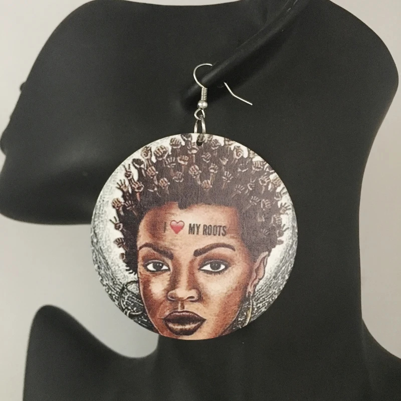 1 пара Einzelhandel handel African Holz | Украшения и аксессуары