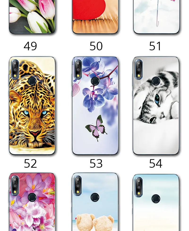 Милый модный чехол для телефона Zenfone Max M2 ZB633KL Animal Love Heart задняя крышка для Zenfone Max Pro M2 ZB631KL чехол-бампер