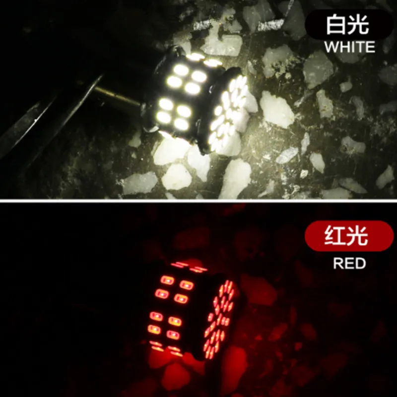 

1PCS Hight Quality 1156 3020 SMD 50 Led Car Light BAY15D P21W Auto Light Bulb Lamps Car Styling 50Led 50Smd DC12V