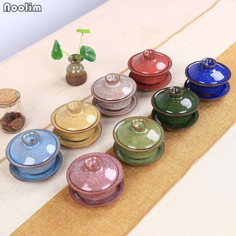 Чайный сервиз NOOLIM чайный со льдом Gaiwan чайная чашка китайские чайные наборы кунг